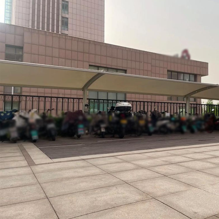 定日县膜结构电动车棚