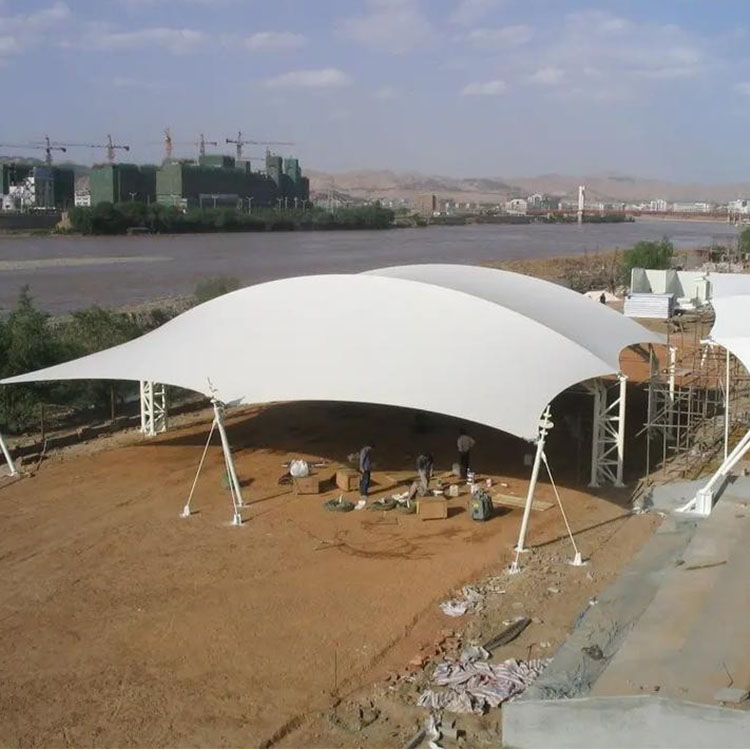 定日县膜结构汽车棚